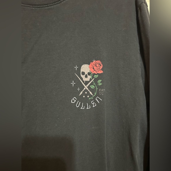 Sullen Tough Love Roses skull Flowers Chains Tattoos Goth Long Sleeve T Shirt XL - Picture 5 of 9
